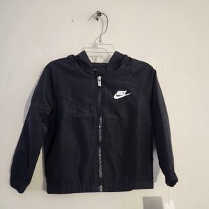 Nike Sportswear Windrunner Full-zip Hooded Toddler Jacket Color:Black, Size 24M